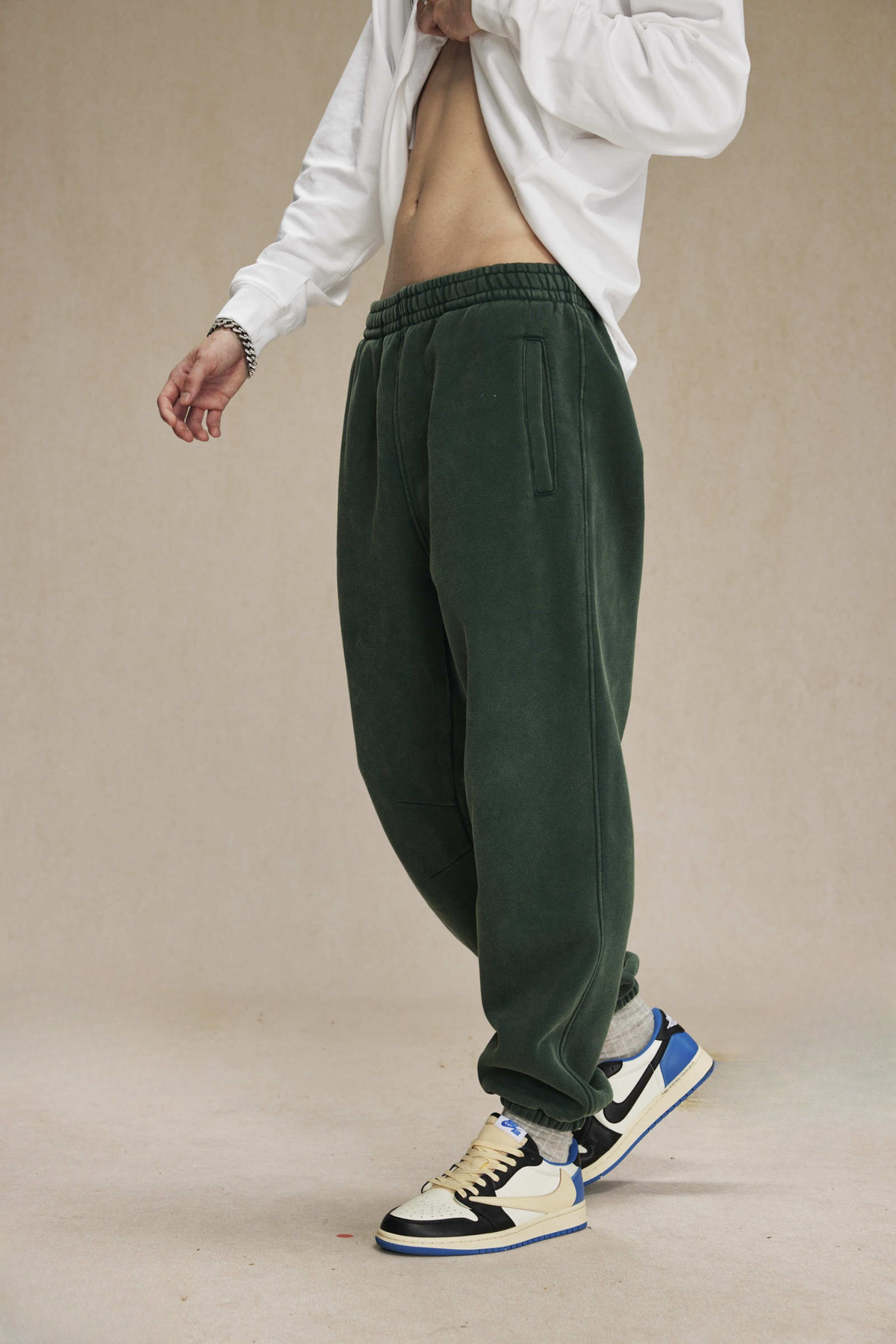 Washed Tapered Joggers