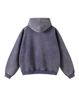 Faded Two-Way Zip Hoodie