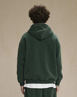 Faded Two-Way Zip Hoodie