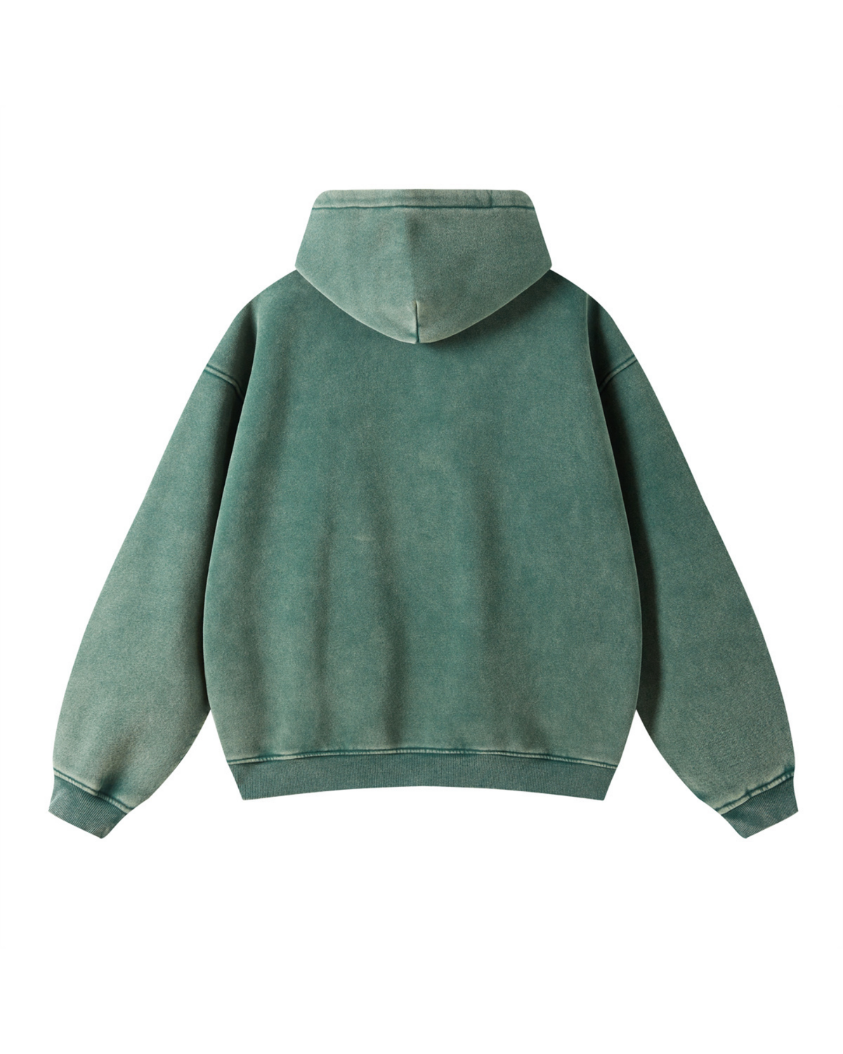 Faded Two-Way Zip Hoodie