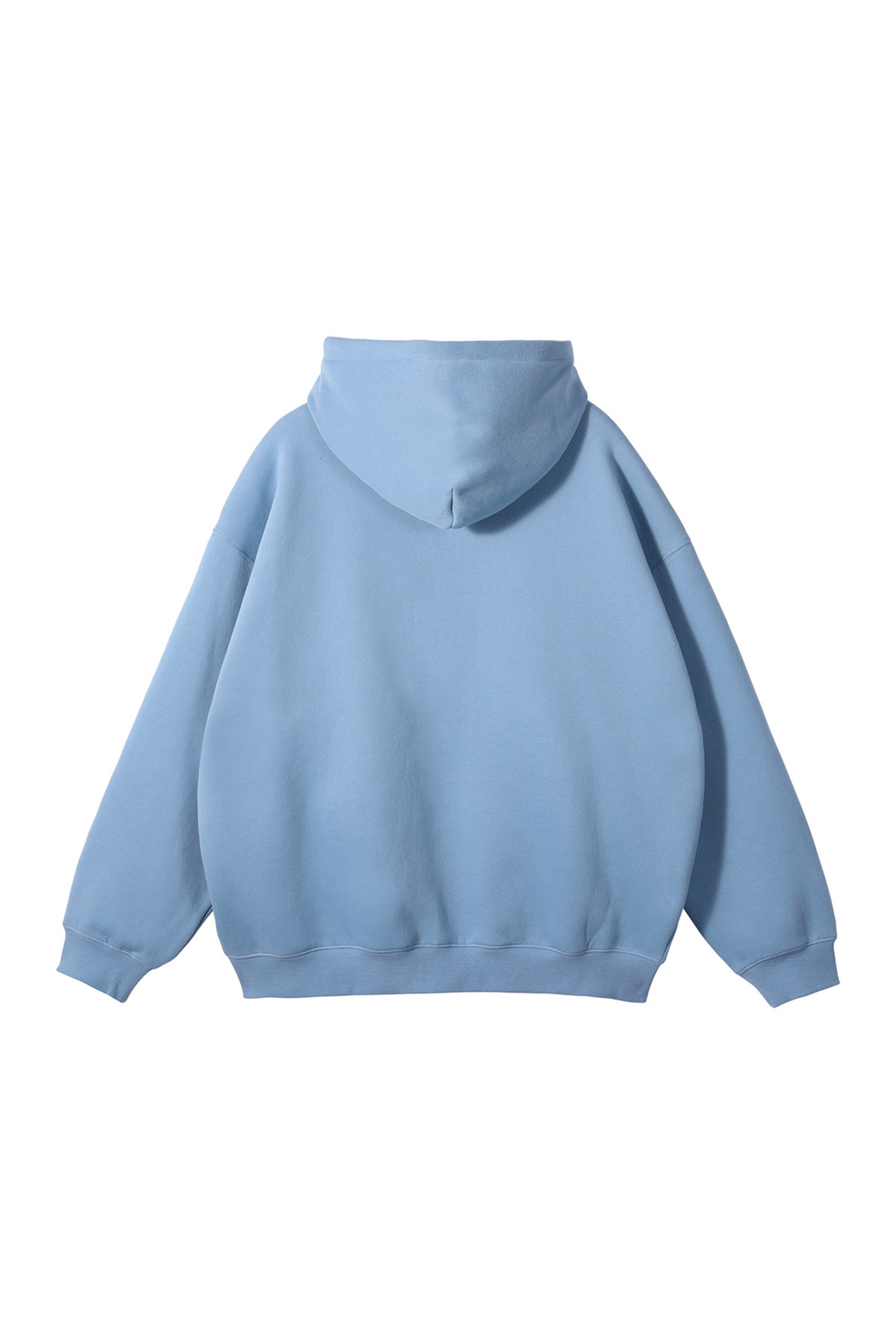 Brushed Fleece Two-Way Zip Hoodie