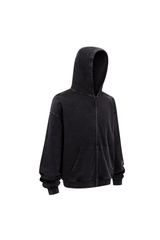 Heavyweight Vintage Washed Full-Zip Hoodie