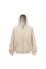 Heavyweight Vintage Washed Full-Zip Hoodie