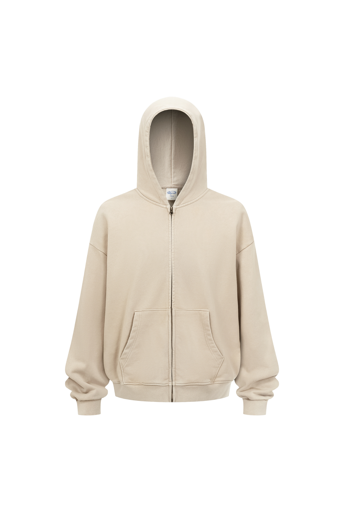 Heavyweight Vintage Washed Full-Zip Hoodie