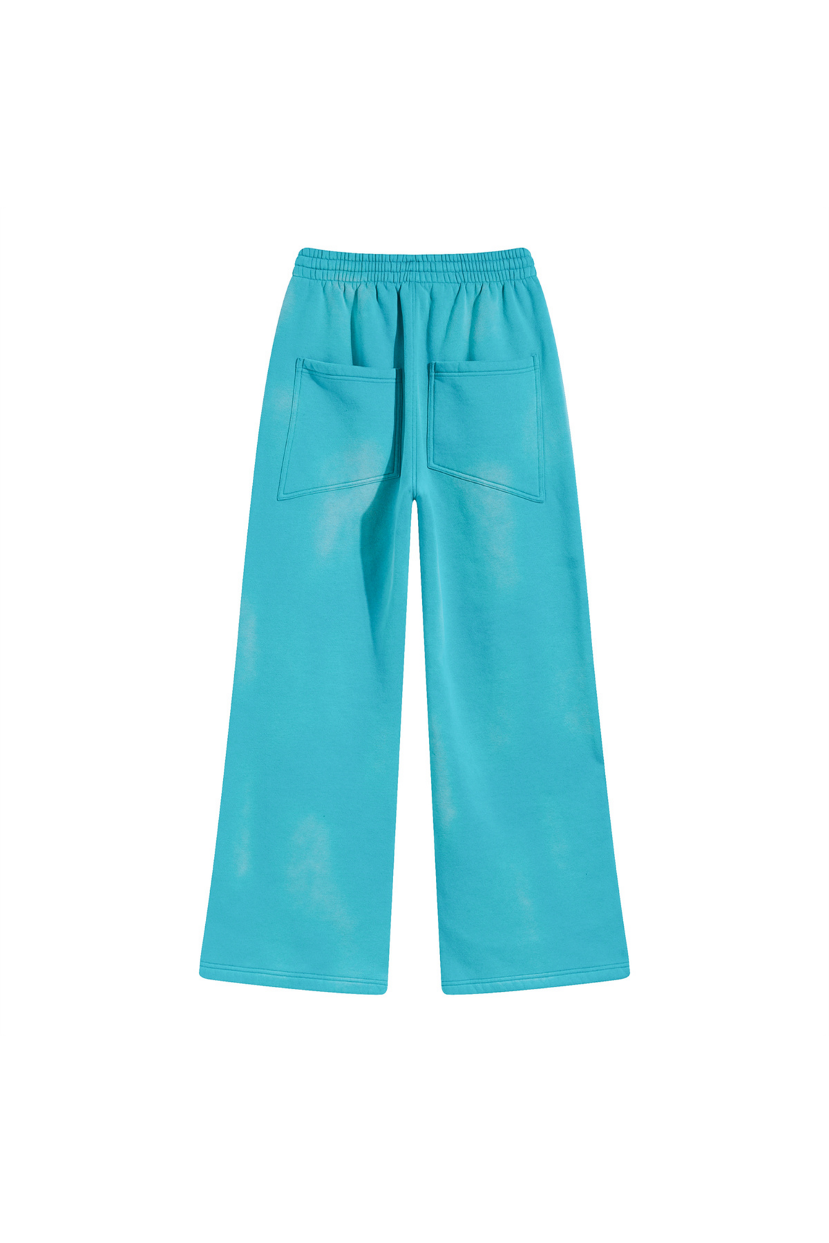 Faded Wide-Leg Joggers