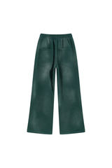 Faded Wide-Leg Joggers