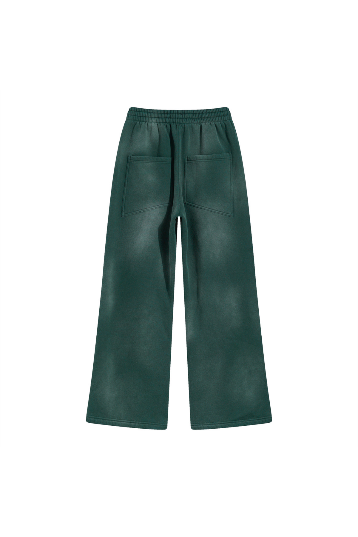 Faded Wide-Leg Joggers