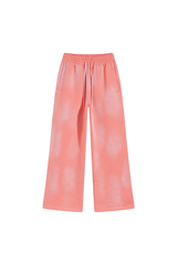 Faded Wide-Leg Joggers