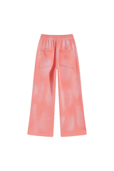 Faded Wide-Leg Joggers
