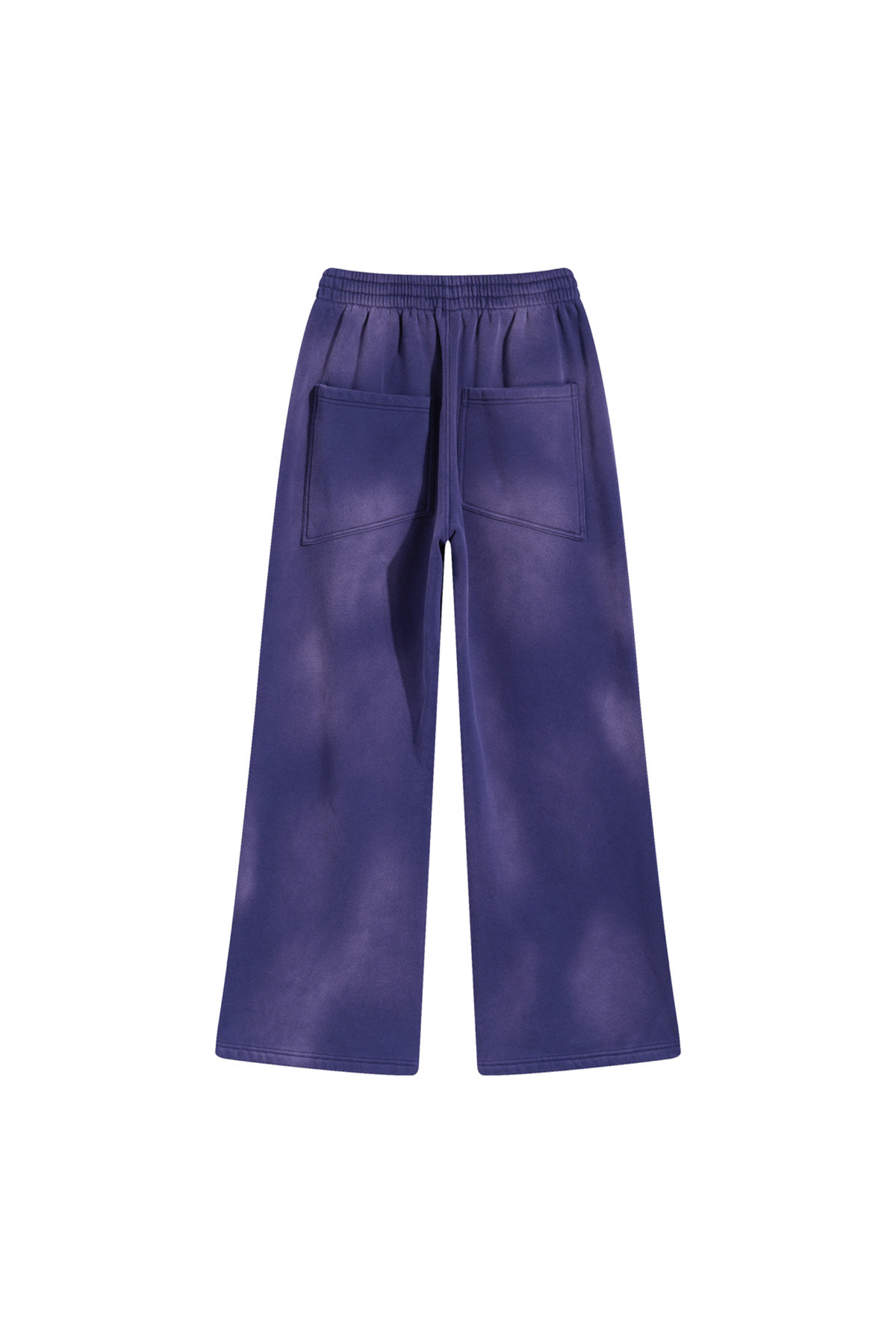 Faded Wide-Leg Joggers