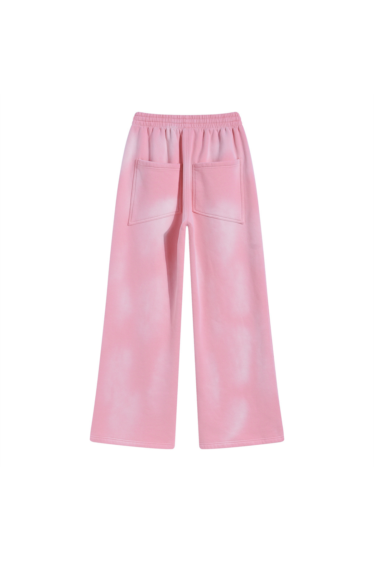 Faded Wide-Leg Joggers