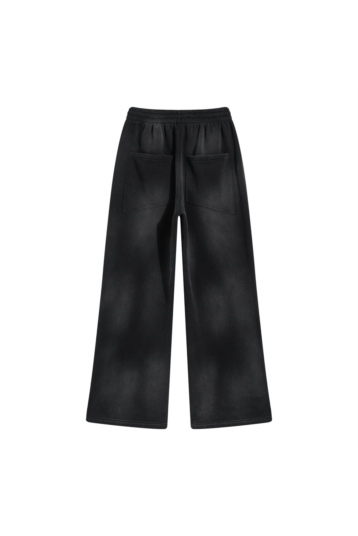 Faded Wide-Leg Joggers