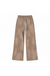 Faded Wide-Leg Joggers