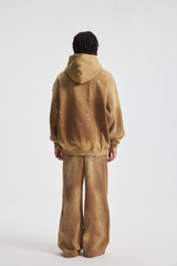 Faded Wide-Leg Joggers