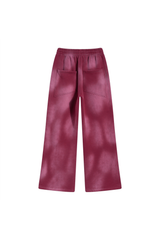 Faded Wide-Leg Joggers