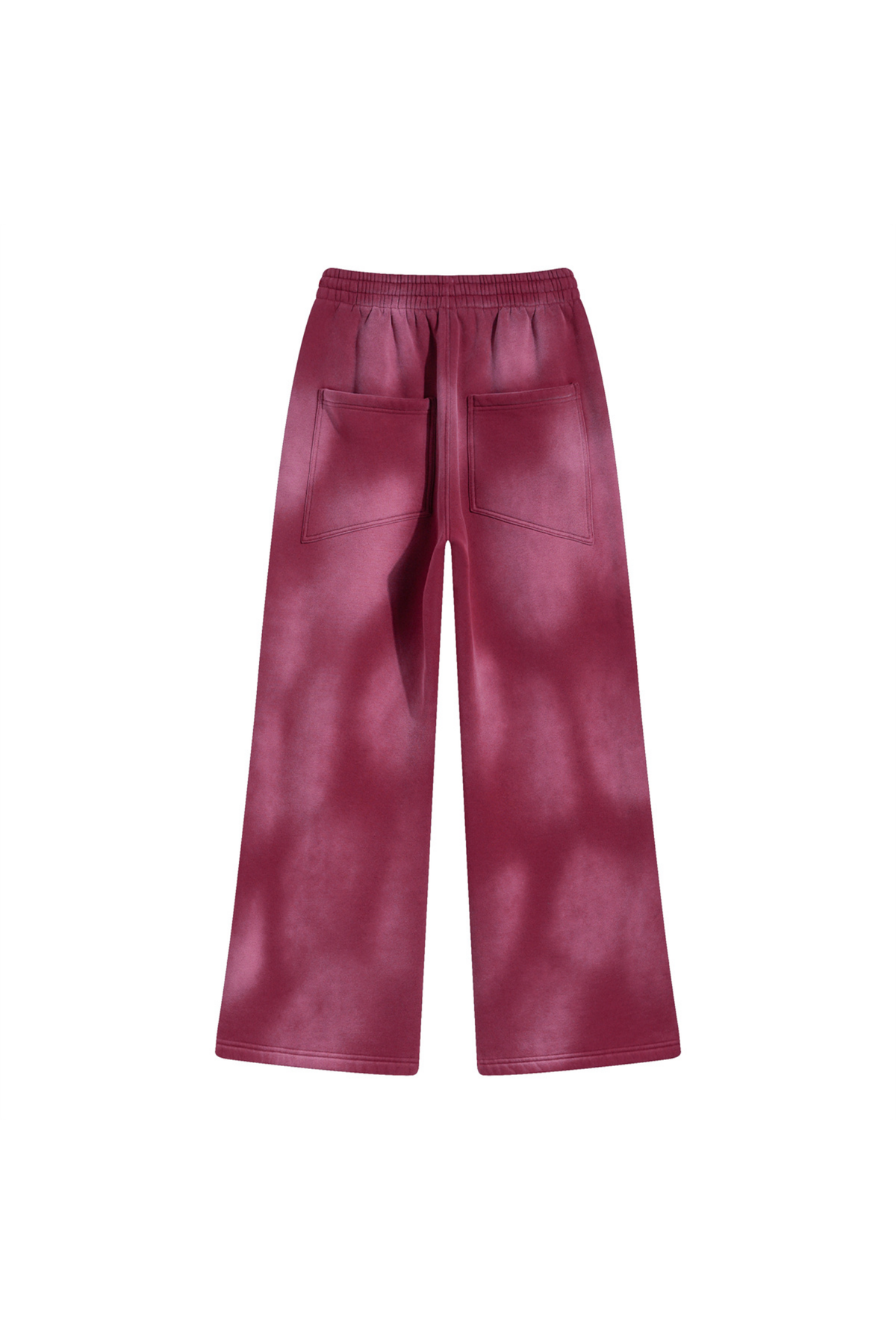 Faded Wide-Leg Joggers
