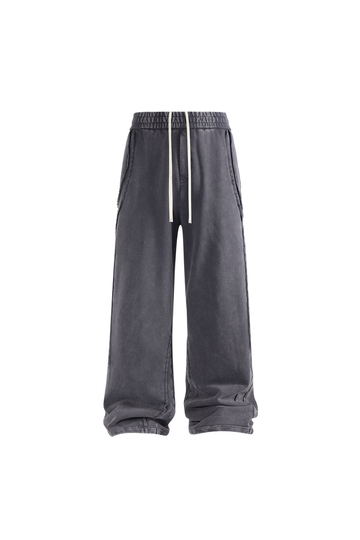 Panelled Wide-Leg Joggers