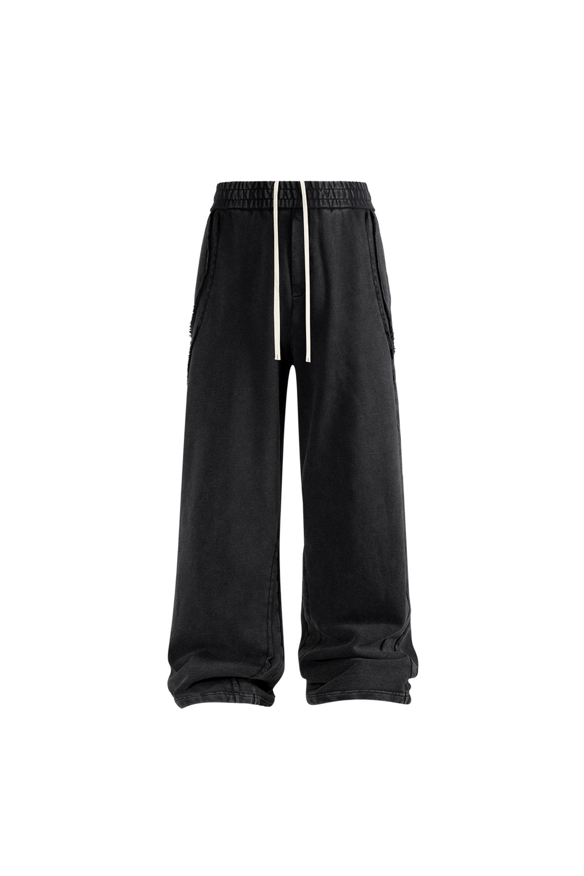 Panelled Wide-Leg Joggers
