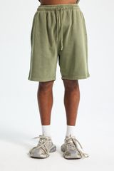 Washed Cotton Sweat Shorts