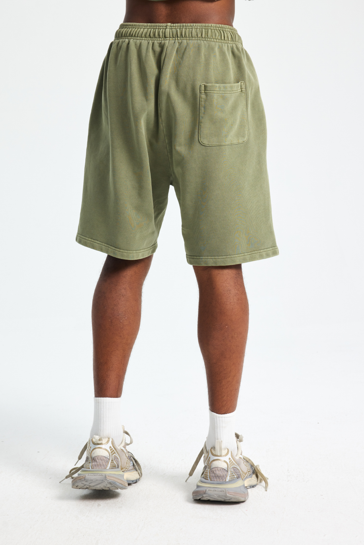 Washed Cotton Sweat Shorts