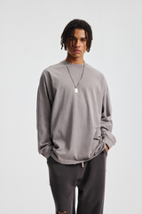 Panelled Long-Sleeve T-Shirt