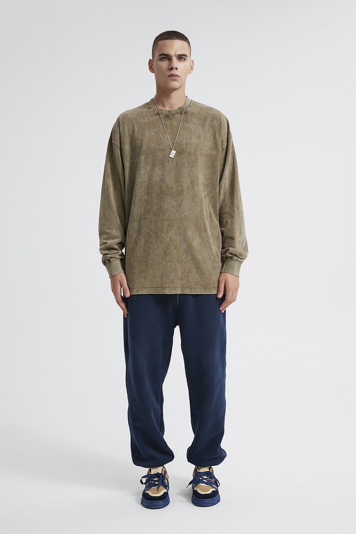 Heavyweight Washed LS T-Shirt