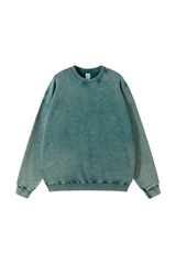 Heavyweight Crewneck Sweatshirt in Forest Green – front product view