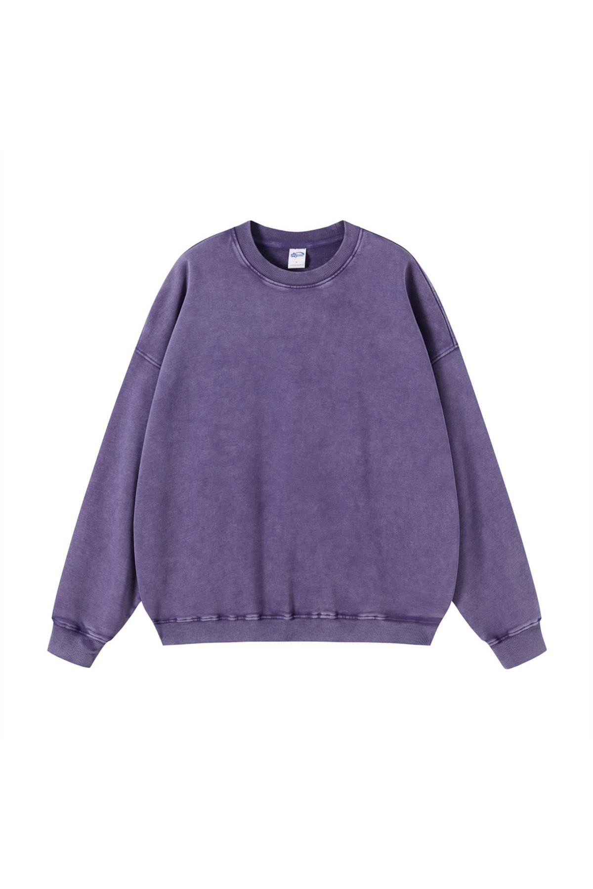 Heavyweight Crewneck Sweatshirt in Dark Purple – front product view