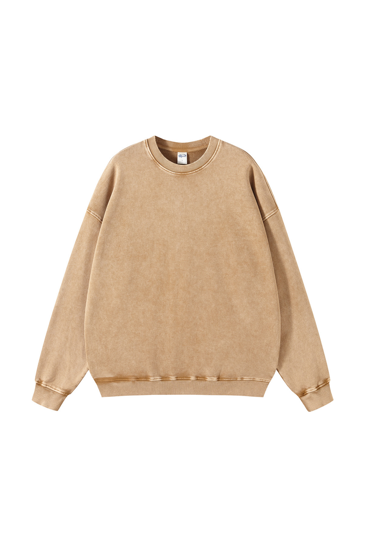 Heavyweight Crewneck Sweatshirt in Sand – front product view