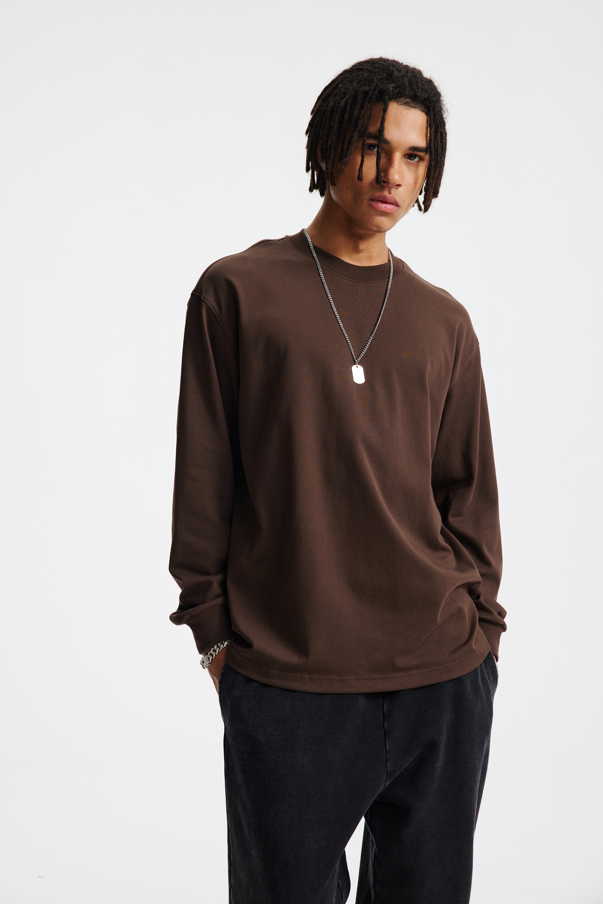 Relaxed Fit Long Sleeve T-Shirt