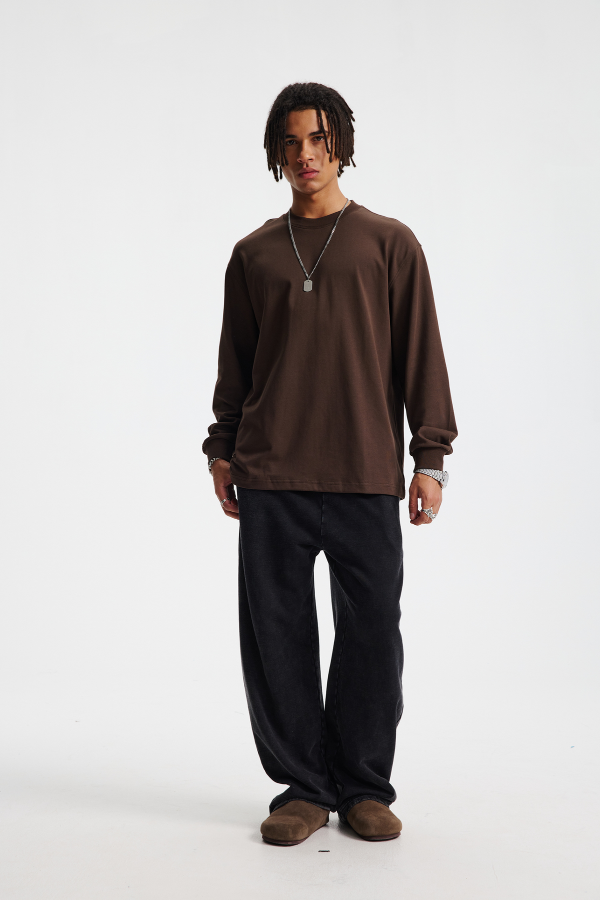 Relaxed Fit Long Sleeve T-Shirt