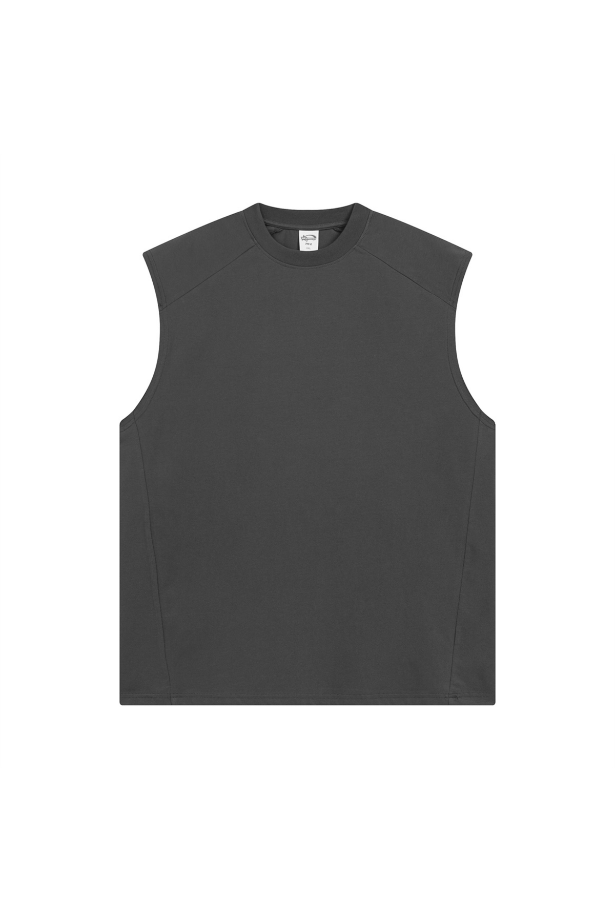 Quick Dry Raw-Edge Sleeveless T-Shirt