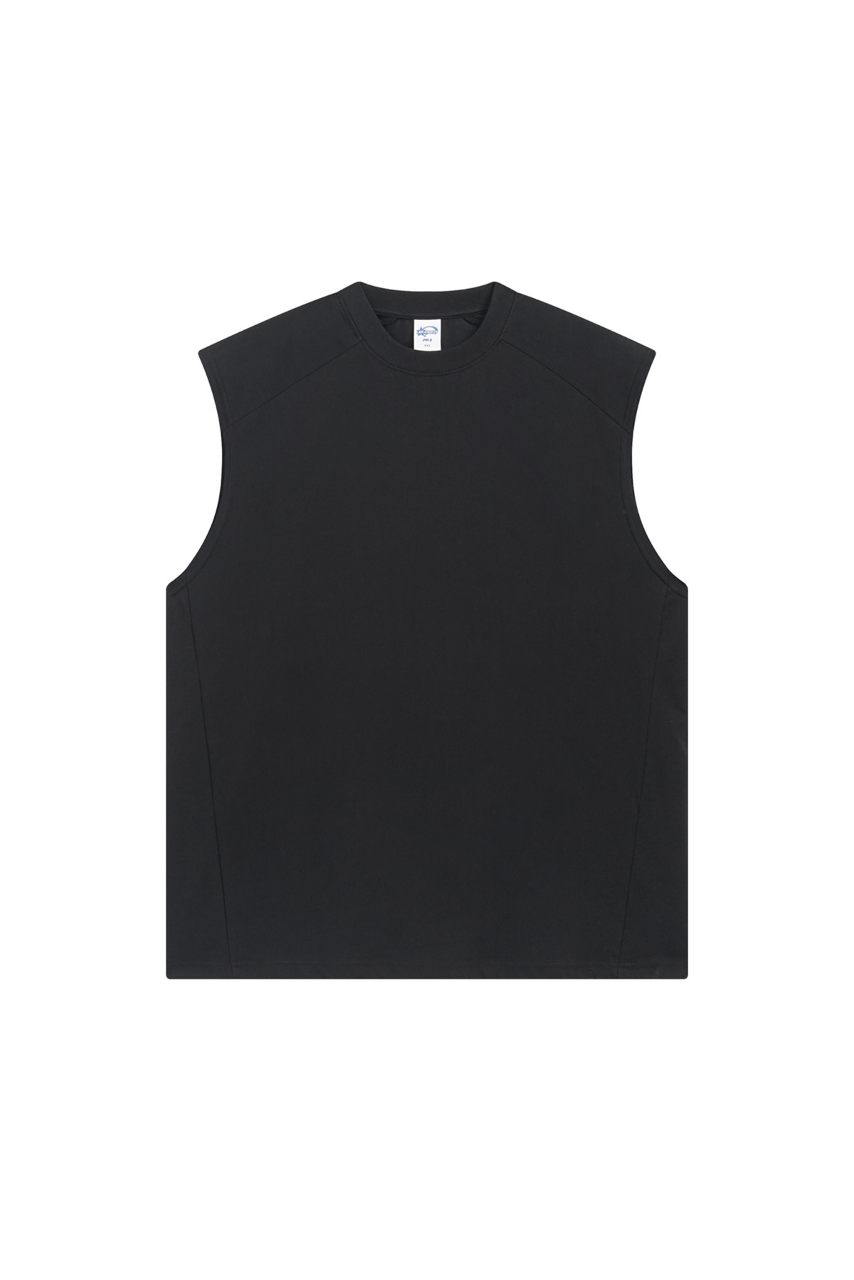 Quick Dry Raw-Edge Sleeveless T-Shirt