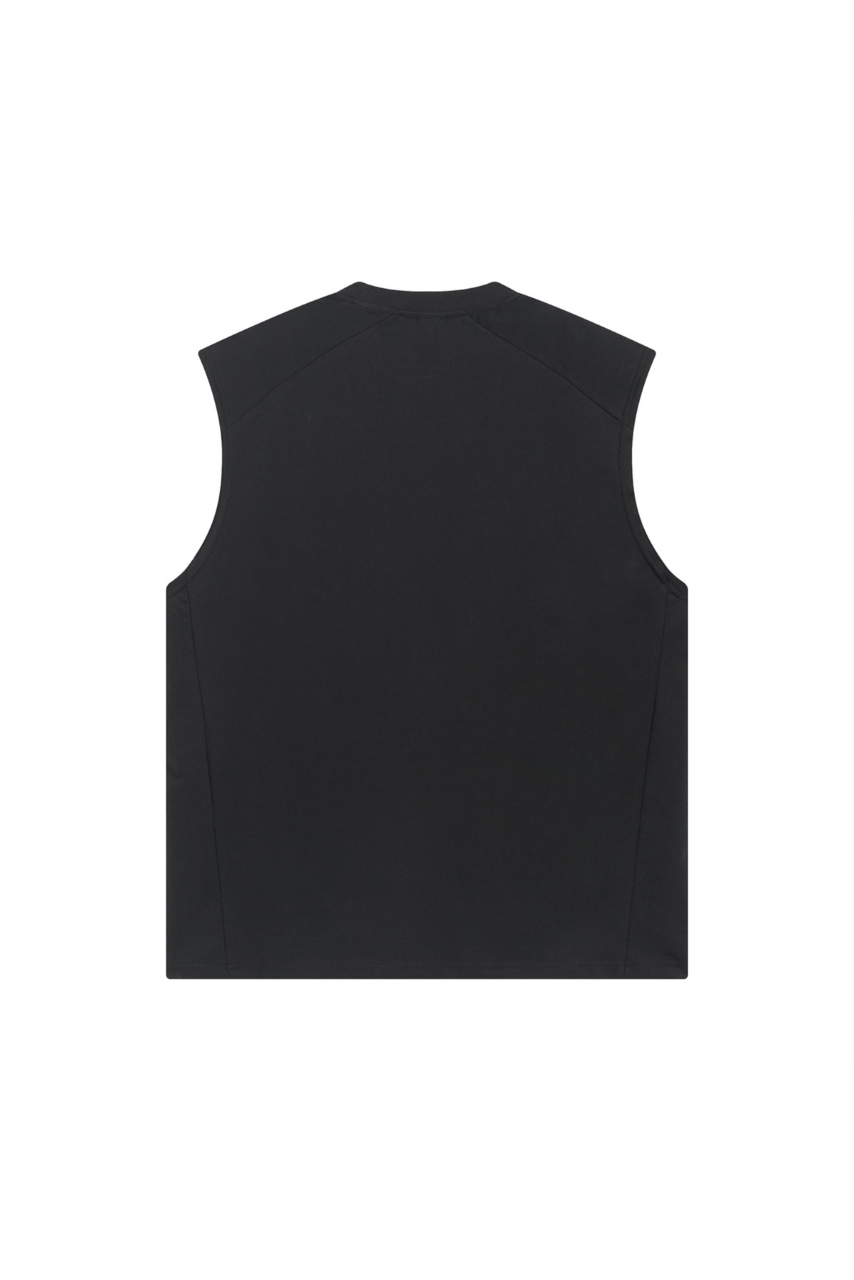 Quick Dry Raw-Edge Sleeveless T-Shirt