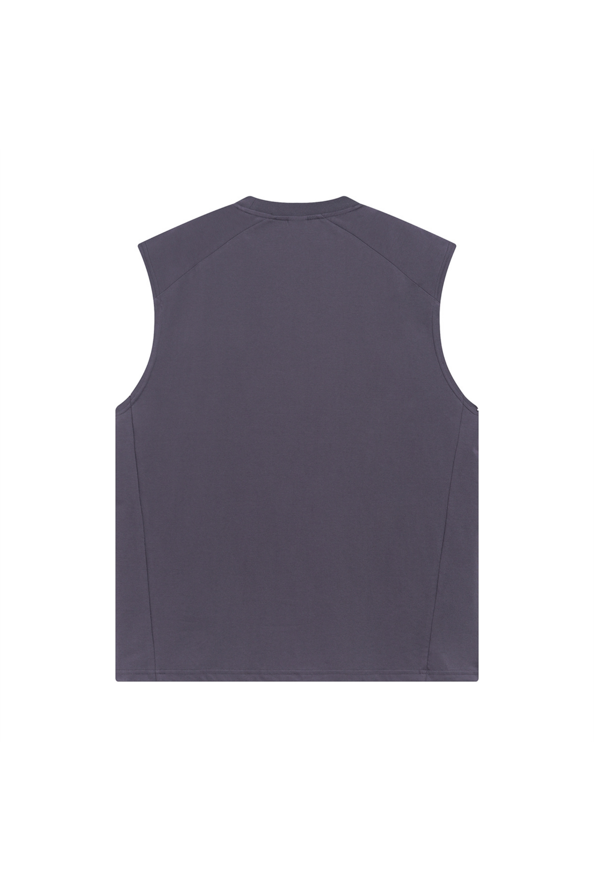 Quick Dry Raw-Edge Sleeveless T-Shirt
