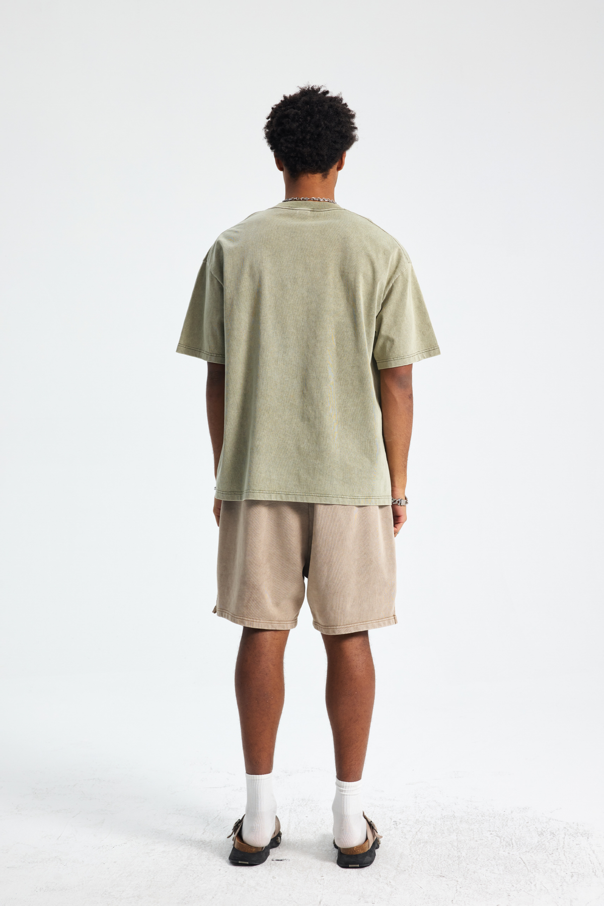 Vintage Washed Panelled T-Shirt