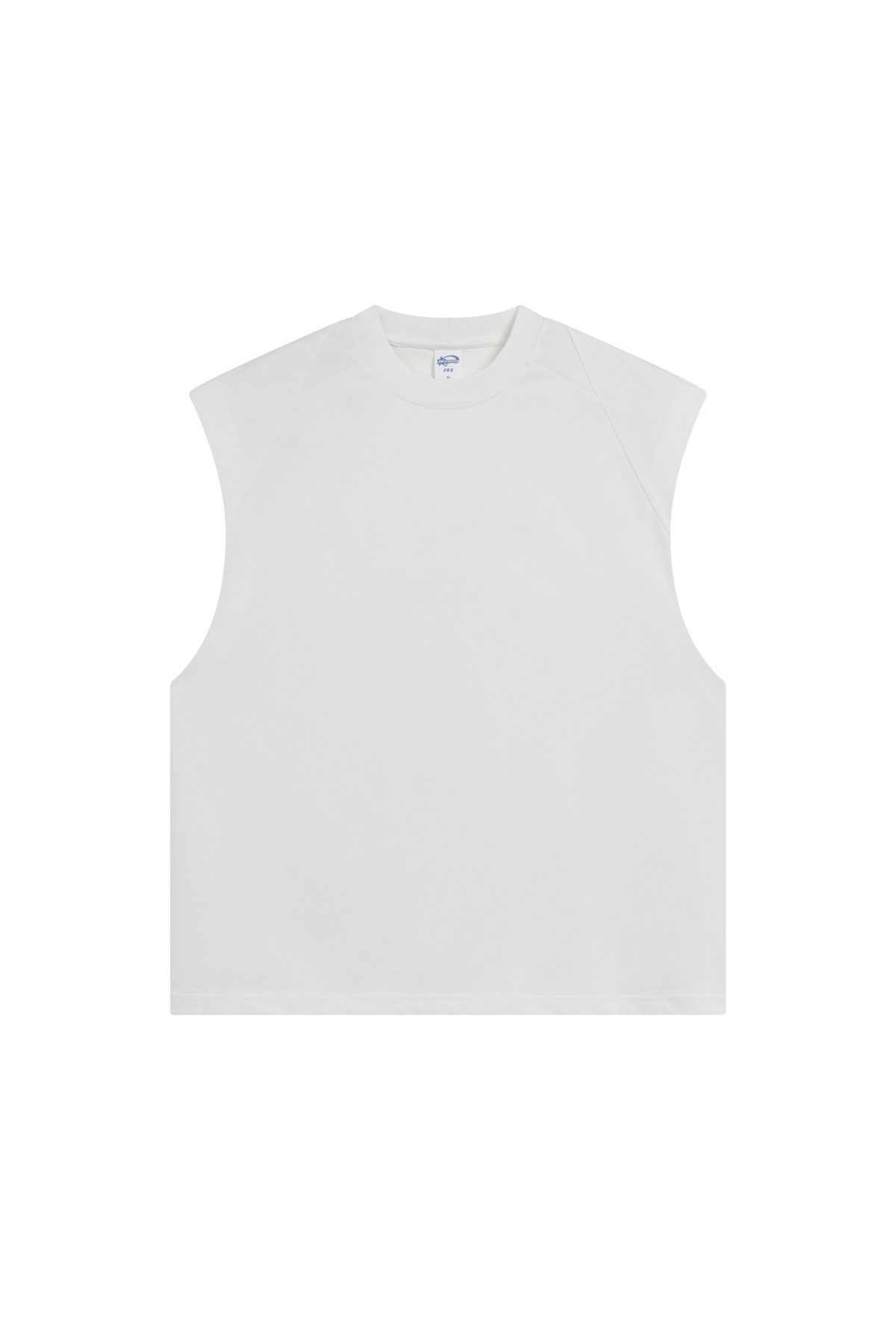 Panelled Oversized Sleeveless T-Shirt