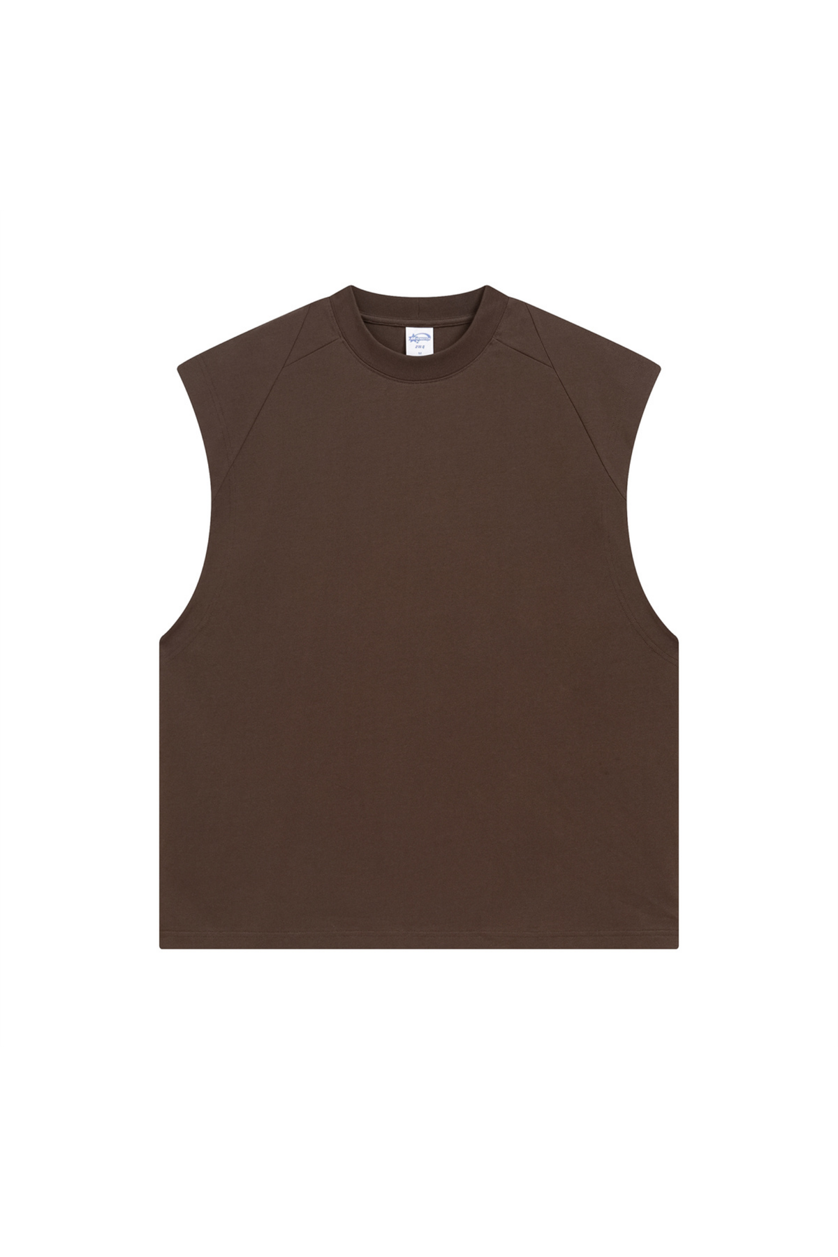 Panelled Oversized Sleeveless T-Shirt