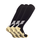 3 Pack Kids Football Grip Socks With Silicon Nubs-FOURMINT