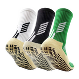3 Pack Childrens Football Grip Socks-FOURMINT