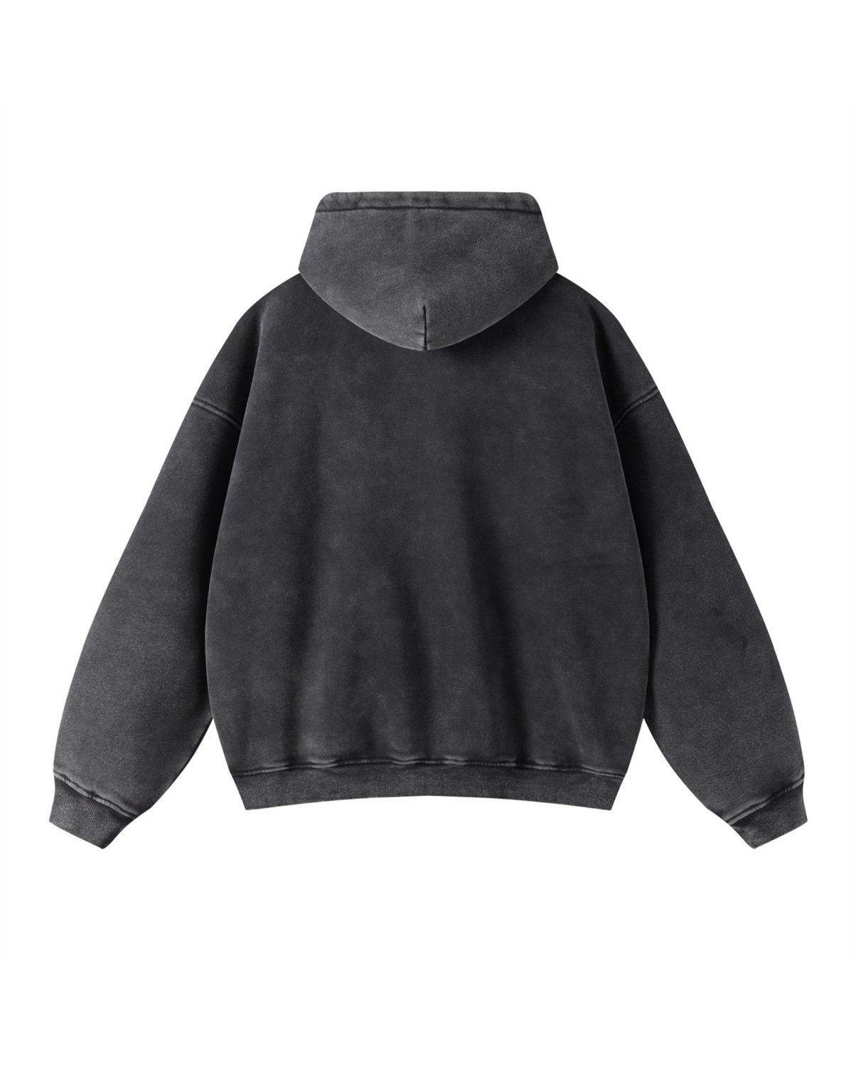 Faded Two-Way Zip Hoodie