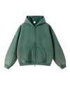 Faded Two-Way Zip Hoodie