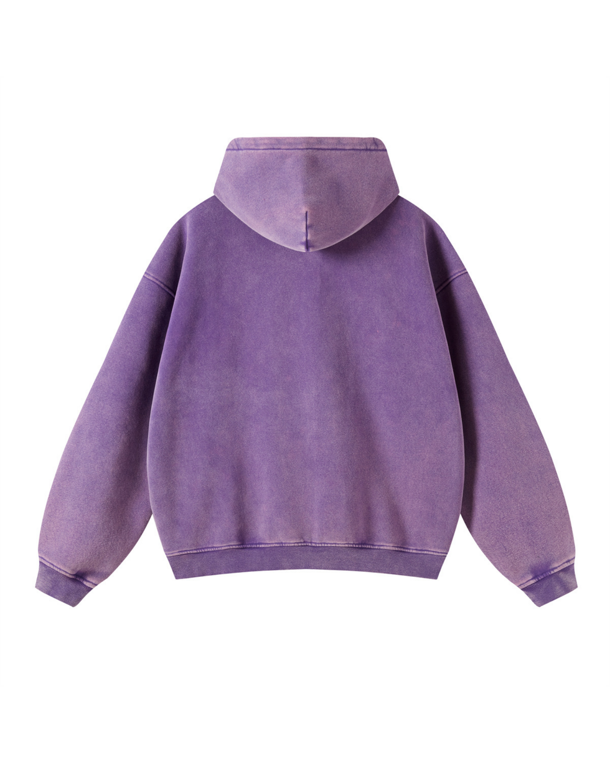 Faded Two-Way Zip Hoodie