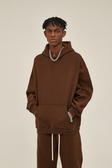 Fleece-Lined Pullover Hoodie – fit view