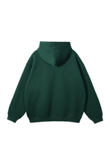 Brushed Fleece Two-Way Zip Hoodie