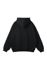 Brushed Fleece Two-Way Zip Hoodie