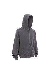 Heavyweight Vintage Washed Full-Zip Hoodie