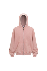 Heavyweight Vintage Washed Full-Zip Hoodie