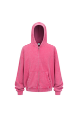 Heavyweight Vintage Washed Full-Zip Hoodie