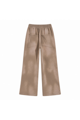 Faded Wide-Leg Joggers
